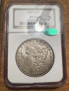 1886-O K NGC MS62 CAC