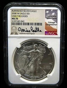 2008 W o[jbVh Vo[ C[O A[[[X NGC MS 70 }CNELbXTC LOW POP