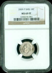 2009 P ���[�Y�x���g �_�C�� NGC MS69 FT SMS MAC �X�|�b�g���X �ō��O���[�h *