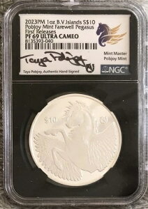 ????2023 Pobjoy Mint Farewell Pegasus NGC PF69 UC �������[�X - �T�C������!????