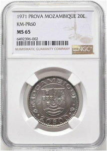 Ur[N 1971 20 Esc.ANGC MS65 (PROVA) KM-Pr60