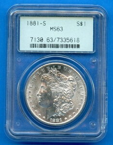 1881 S PCGS MS63 K Vo[ _[ 1 h čǃRC 1881-S MS-63 Gen 2.1 OGH