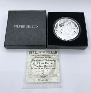 Silver Shield 2019 Rate Reaper 2�I���X �V���o�[ �v���[�t COA�t�� #215 of 509 ���荢��!