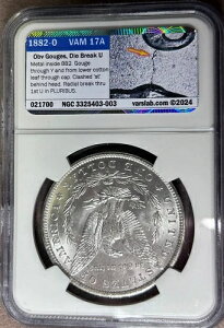 1882 O NGC MS63 }N[ERbNV VAM 17A _CuCN U WOW! K