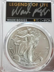 2021�N (P) �A�����J�� �V���o�[ �C�[�O�� PCGS MS70 ���W�F���h �I�u ���C�t �E�F�C�h �{�b�O�X 1/150