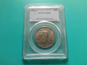 1941-S EH[LOEoeB n[t_[ 50Zg g[Vo[RC MS64 PCGS Ӓς