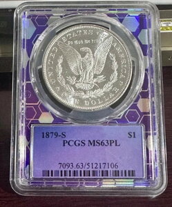 1879-S S$1 K PCGS MS63PL v[tCN - p[vRA