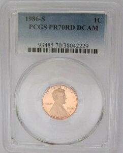 1986-S J[LO 1c PCGS PR70 bhfB[vJI = gbvO[h 