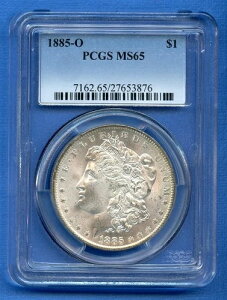 1885 O PCGS MS65 �����K����� 1�h�� �č������ǔ��s �R�C�� 1885-O MS-65 �u���X�g�z���C�g