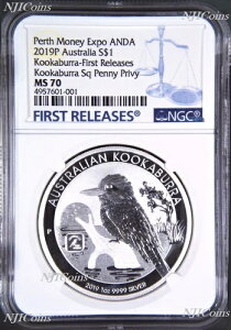 2019N Kookaburra 1IX 1h XNGAyj[ vCx[g}[N NGC MS70 ANDA FR