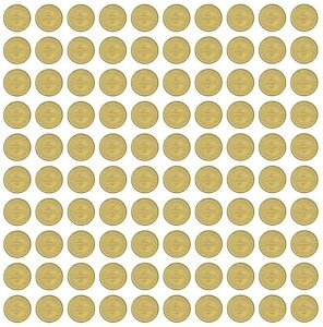 バーレーン 5フィルス、2016年 (AH1437)、KM #30、ミント X 1000 PCS