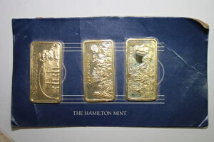 ハミルトンミント 1トロイオンス 純銀 999バー 未開封パッケージ (NUM7395) 3個