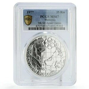 }[VA 25 Mbg  9 AWAIsbN MS67 PCGS  1977 N