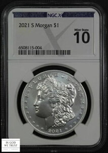 2021�N S 100���N�L�O �����K����� $1 NGC X 10.0 (MS 70)