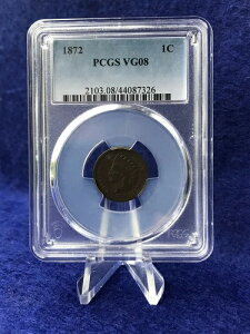 1872N CfBAwbh Zg 1Zg yj[uZ~L[RCv*PCGS VG8 ɗǍD*