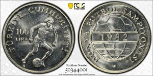 1982�N - �g���R 100���� �T�b�J�[ - PCGS MS67