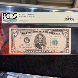 1950 D 5.00 �A�M������s�� PCGS 66 PPQ �W�F�� �V�i FR 1965-C