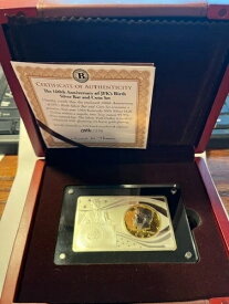 2017年 JFK 100周年記念 / 2オンス .999 シルバーバー & .9 シルバーハーフ / COA #22135sh