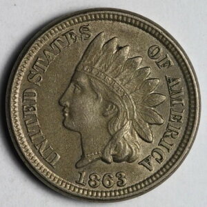 1863�N�C���f�B�A���w�b�h�Z���g�y�j�[AU+/UNC PQ E141 VWFB