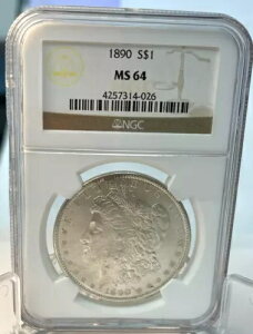 1890N AJ K 1h - NGC - MS64 - USM490P0