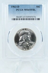 1963-D PCGS MS65FBL tN n[t_[ txC 50Zg
