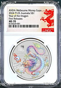 2024N Vo[ iC[ hS zCg NGC MS70 1IX $1 { }l[ GLX| V1