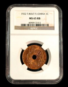 1922N T. BOLT F.I.  1c NGC MS 65 RB