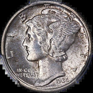 1936�N-P �}�[�L�����[�_�C�� PCGS MS66+ FB �f���炵���O�� ��������