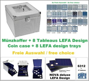 �R�C���P�[�X 8������ �R�C���{�[�h�t�� �u���b�N FAA���b�N FREE CHOICE SAFE 6312 Nova Deluxe-
