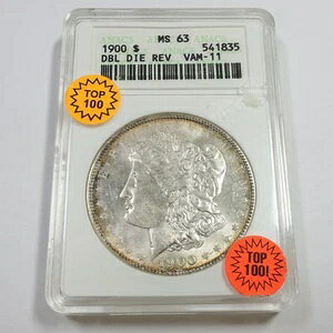 1900�N ANACS �\�[�v�{�b�N�X MS63 VAM 11 �_�u���_�C ���o�[�X �����K�� �_���[ 1�h�� �R�C�� #56006A