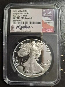 2022 W �v���[�t �V���o�[ �C�[�O�� NGC PF70 UCAM ���j���Z�b�g FDI GAUDIOSO �T�C������