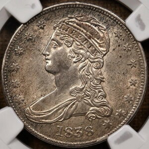 1838�N GR-14 �L���b�v�h�o�X�g �n�[�tNGC MS61 �g�b�v�|�b�v�v���[�g�R�C�� �f�B�b�N�E�O���n�� RefCollection