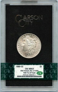 1880-CC �����K���E�_���[ GSA �z�[�h S$1 CACG MS63 Rev/78 Vam-7A CAC