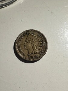 アメリカ合衆国 1セント セントインディアンヘッド 1862