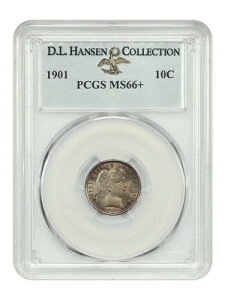 1901 10C PCGS MS66+ ex: D.L. �n���Z��