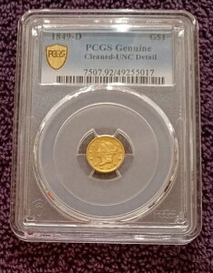 1849-D ^Cv1݁A_lKǁAPCGS UNC ڍ