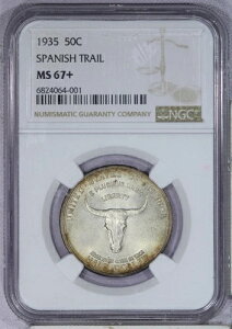 1935�N�� �X�p�j�b�V���E�g���C���E�n�[�t�h�� 50�Z���g NGC MS67+ �v���X�O���[�h�I - �X�[�p�[�I���W�i���I LB
