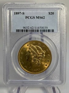 1897�N S �_�u���C�[�O���X ���o�e�B�w�b�h PCGS MS-62