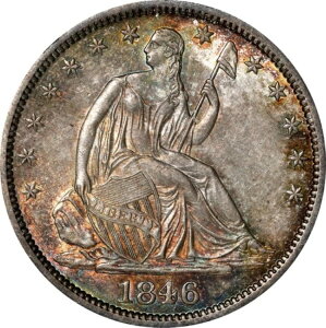 1846-O MED DATE ���Ȍ^���o�e�B �n�[�t �h�� ���b�g�[�Ȃ� 50C NGC MS63 WB-5 �󏭕i...