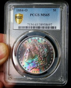 1884�N O �����K���E�_���[ PCGS GEM MS 65 �S�W���g�[�������X�^�[�A���C���{�[�v�����Z�X�Z�b�g