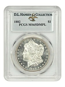 1882�N $1 PCGS MS65DMPL ex: D.L. Hansen - �����K���E�_���[