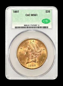 1897�N �_�u���C�[�O���X ���o�e�B�w�b�h CACG MS 61 CAC