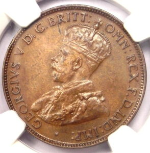 1923 �N �I�[�X�g�����A �W���[�W 5 �� �n�[�t �y�j�[ 1/2P KM-22 - NGC AU55 - �󏭂ȃL�[ �f�[�g!