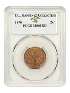 1870 2c PCGS MS65RD ex: D.L. �n���Z��