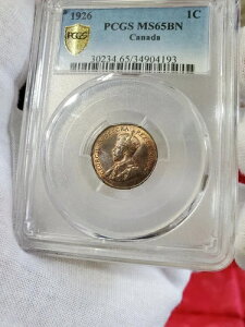 1926NJi_1ZgPCGS MS-65 BNBɂ߂Ċ󏭂ȃL[f[g