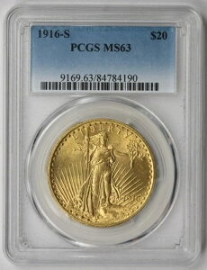 1916-S ZgES[fY _uC[O 20h MS 63 PCGS
