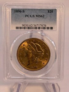 1896�N S �_�u���C�[�O���X ���o�e�B�w�b�h PCGS MS-62