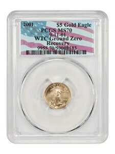 2001N 5hC[O PCGS MS70 (WTCOEh[) - 5hC[O