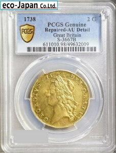 CMX W[W2 2Mj[ 1738N PCGS AU ڍ׏Cς