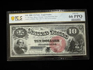 �V���[�Y 1880 10 �h���@��ʉ݁u�W���b�J�X�v���� PCGS 66 PPQ FR103 - �v���Ȕ���!